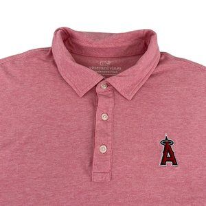 Vineyard Vines Heathered Pink Polo Shirt